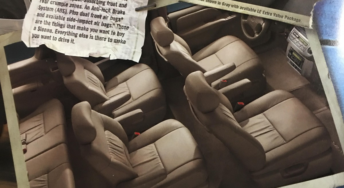 Toyota Sienna Super Long Slide Seating