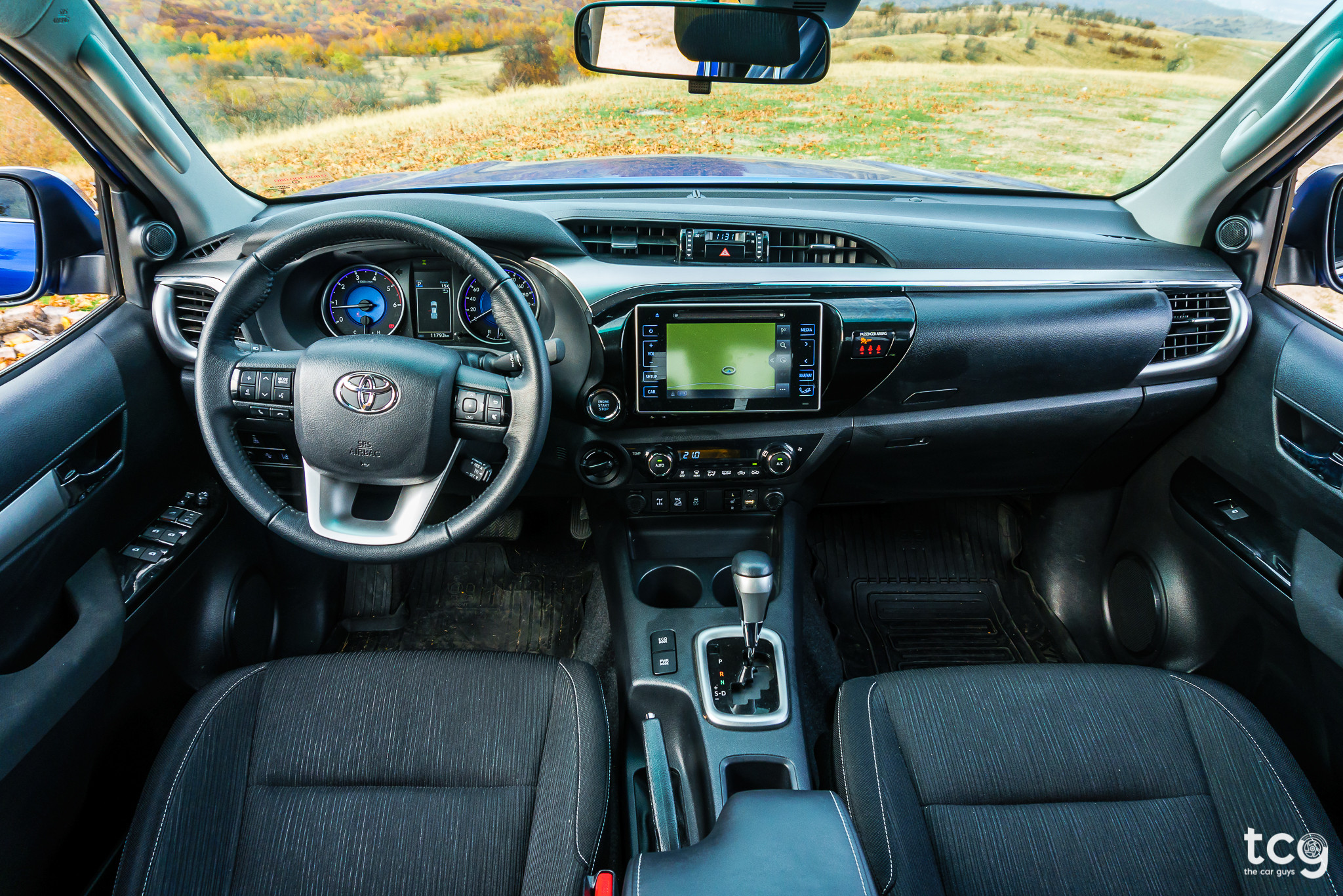 Toyota Hilux dashboard design