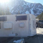 Toyota 4Runner towing a camper, illustrating safe towing practices
