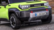 Rendering of a new Toyota Land Cruiser FJ