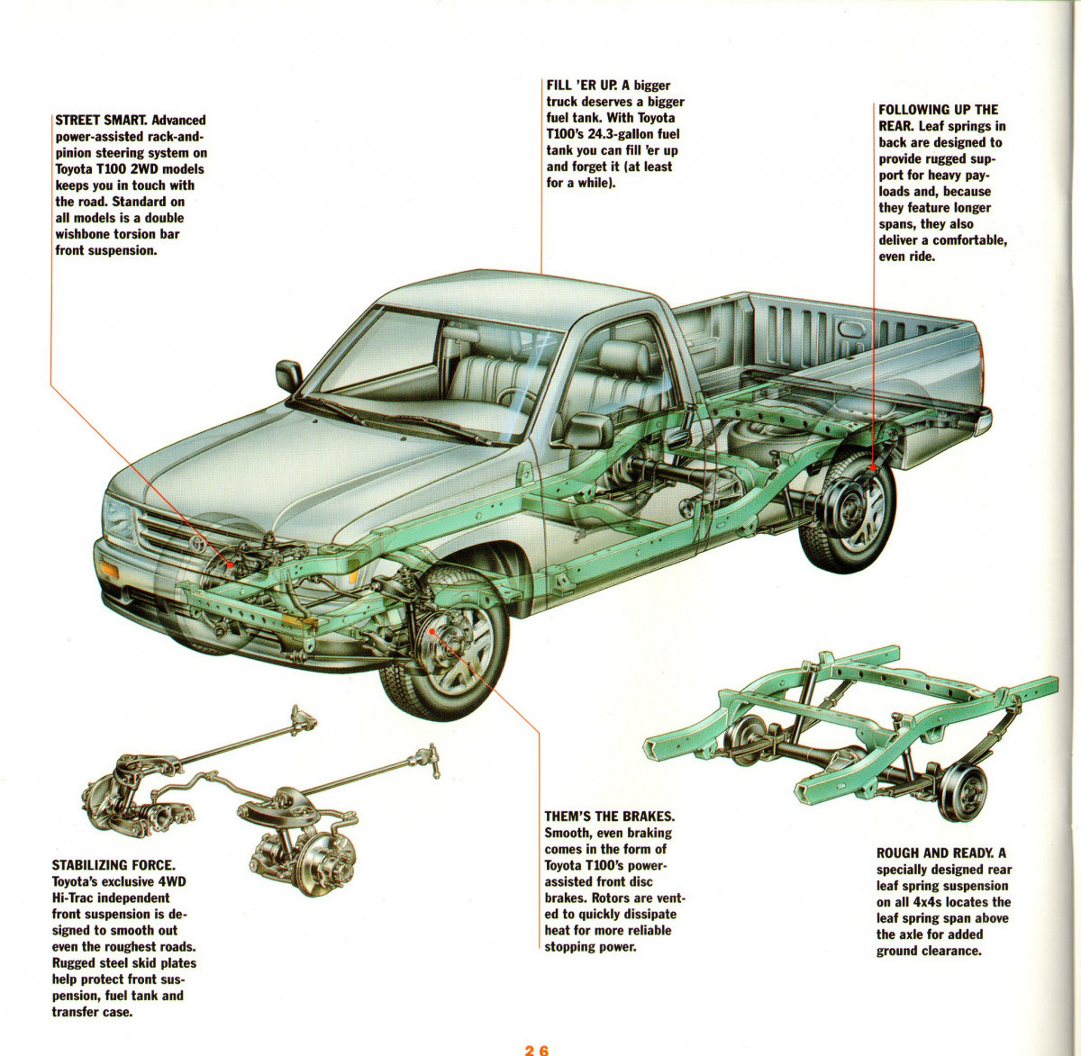 Toyota T100 cutaway