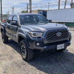 Front end of 2021 Toyota Tacoma