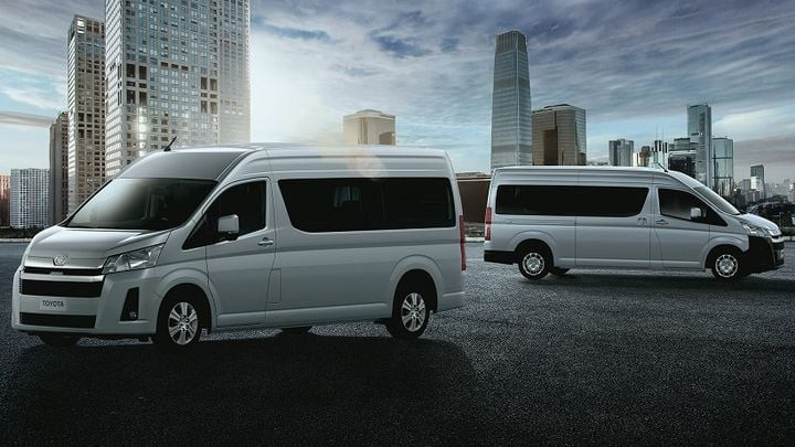 Toyota HiAce is available for diverse markets.